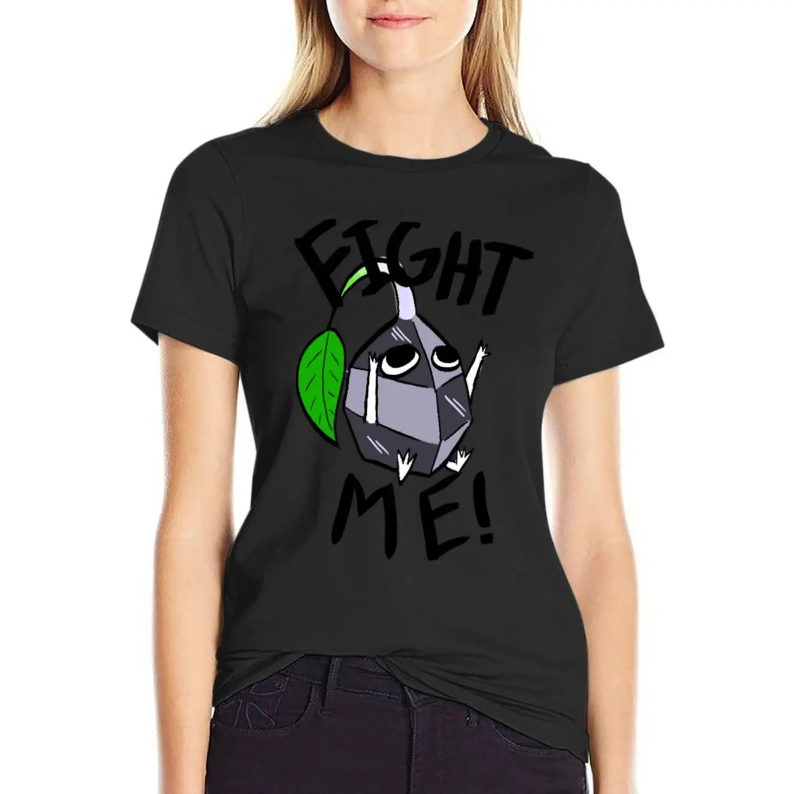 

Fight me! (Rock Pikmin) T-Shirt hippie clothes blacks customs design your own korean fashion ariat shirts for Women
