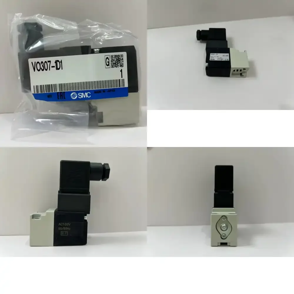 

SMC Original Series VO307-1D1 3-Port Direct Operated Poppet Type Solenoid Valve Rubber Seal for Farm Industries Pneumatic