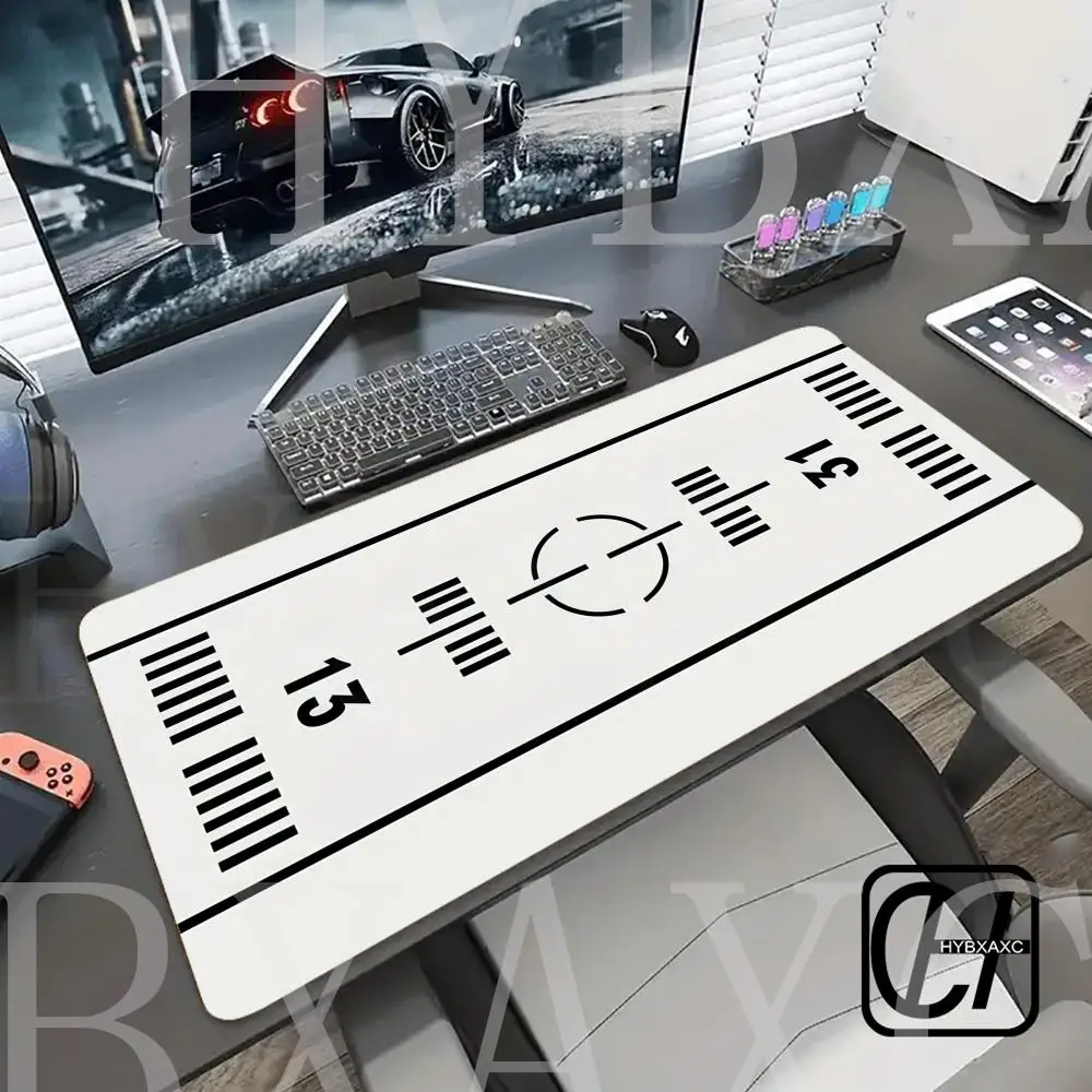 

Airport Runway Desk Mat Mouse Pad Parking Apron Aviation Model Cushion Slide Large XXL HYBXAXC Deskmat Rubber Mousepad 90x40cm