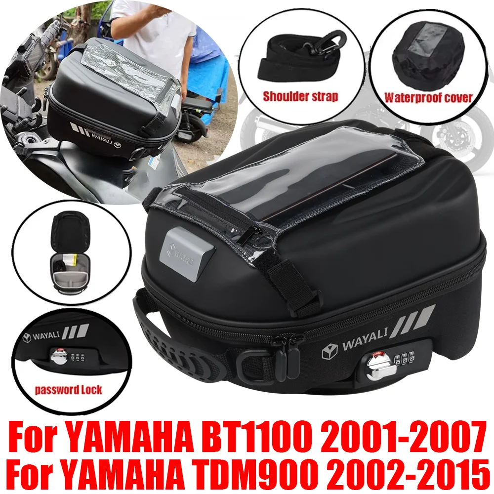 Tank Bag For YAMAHA BT1100 BT 1100 Bulldog TDM900 TDM 900 Accessories Storage Bags Luggage Tanklock Backpack GPS Navigation Bags