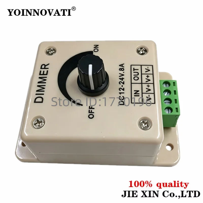 New 8A DC-DC Voltage Regulator, 12V Adjustable Power Supply with LED Dimmer & Speed Controller