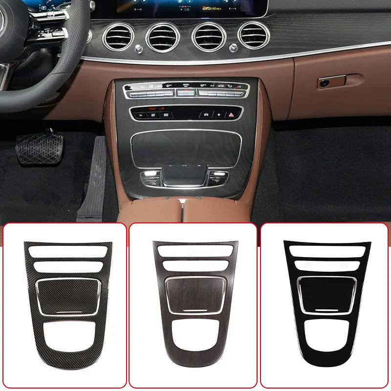 

For Mercedes Benz E Class W213 S213 A238 C238 2016-2021 ABS Car Center Console Decorative Panel Cover Trim Car Accessories