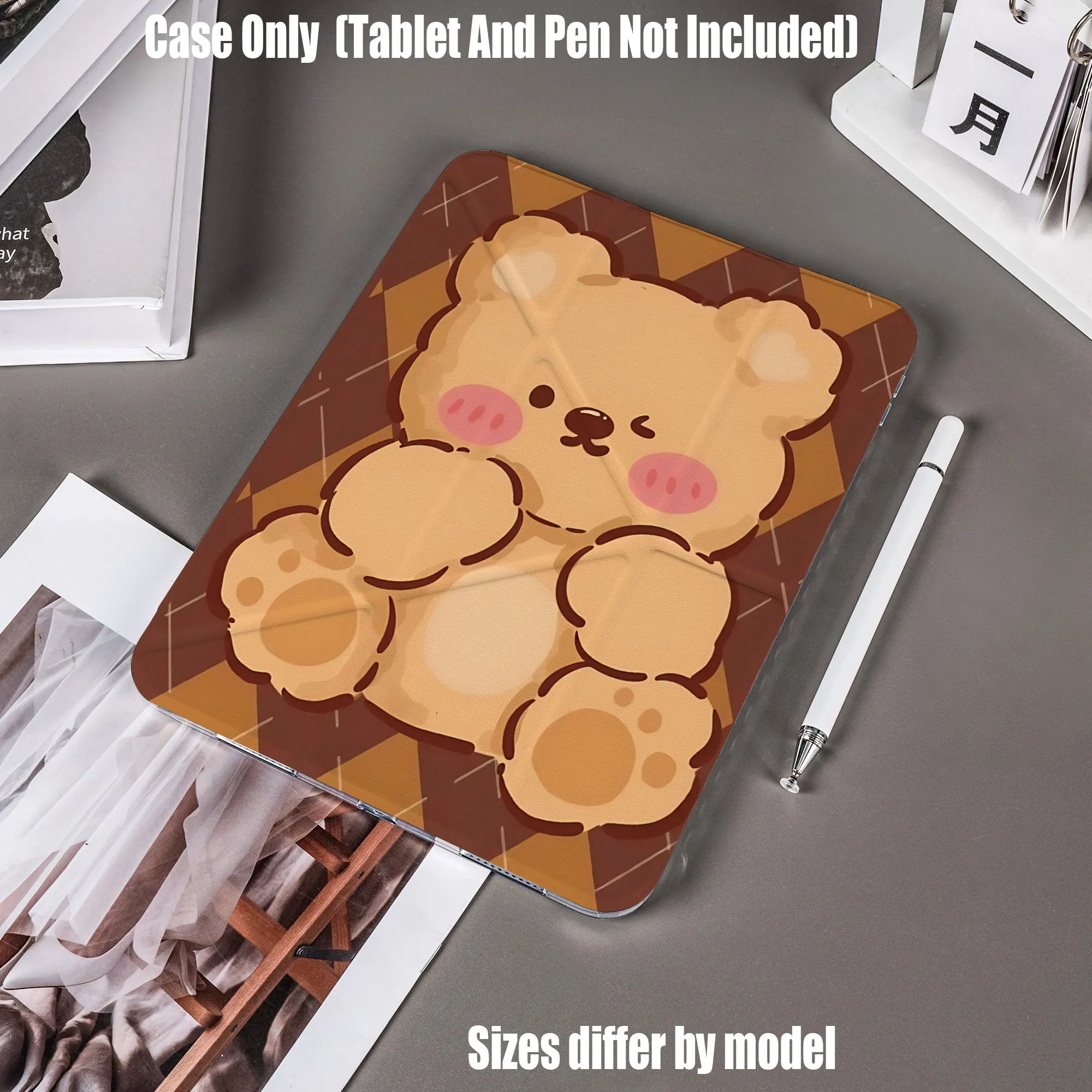 Slim Fit Premium TPU Tablet Cover, Shockproof Durable Lightweight Protective Case for iPad Samsung Huawei Honor Redmi Xiaomi