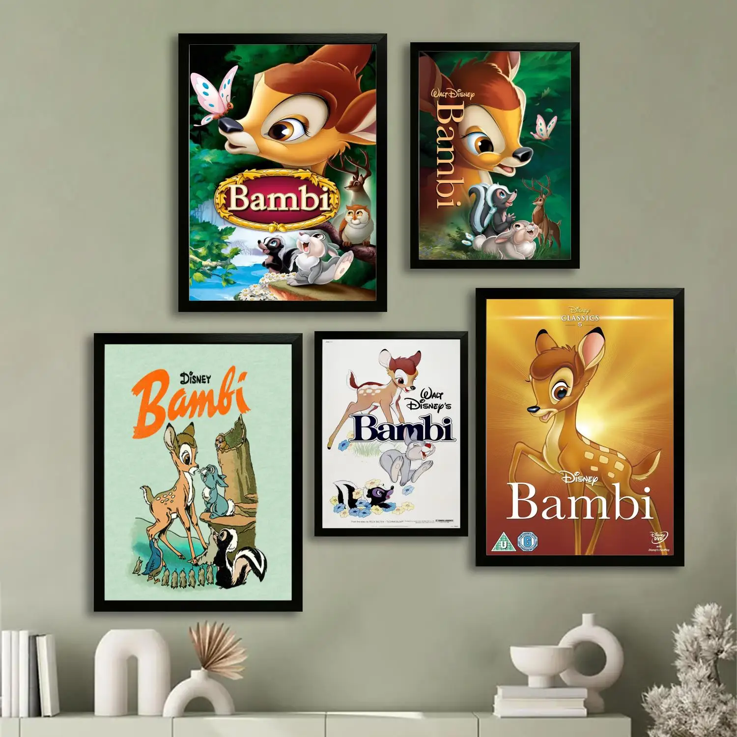 

Bambi Canvas Art Poster, Wall Art, Picture Print, Modern Family, Bedroom Decor, Posters,Decorative painting