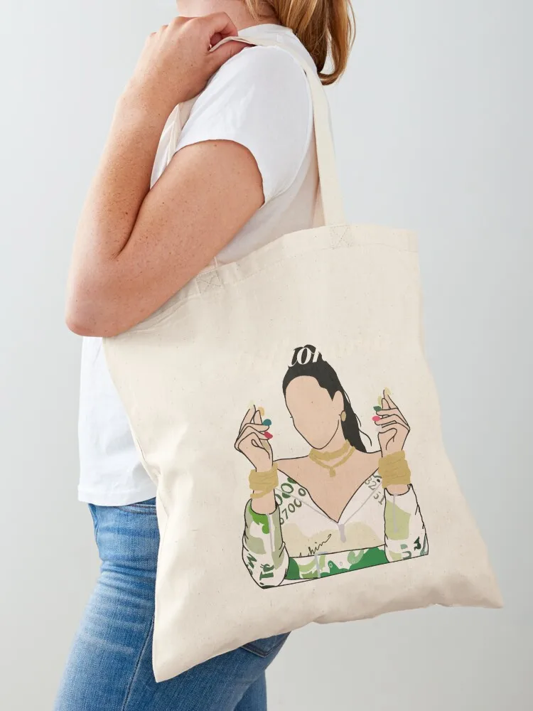 

Rosalía Milionària outline with title Tote Bag shopper bags for women canvas tote bags women bag Women's shopper