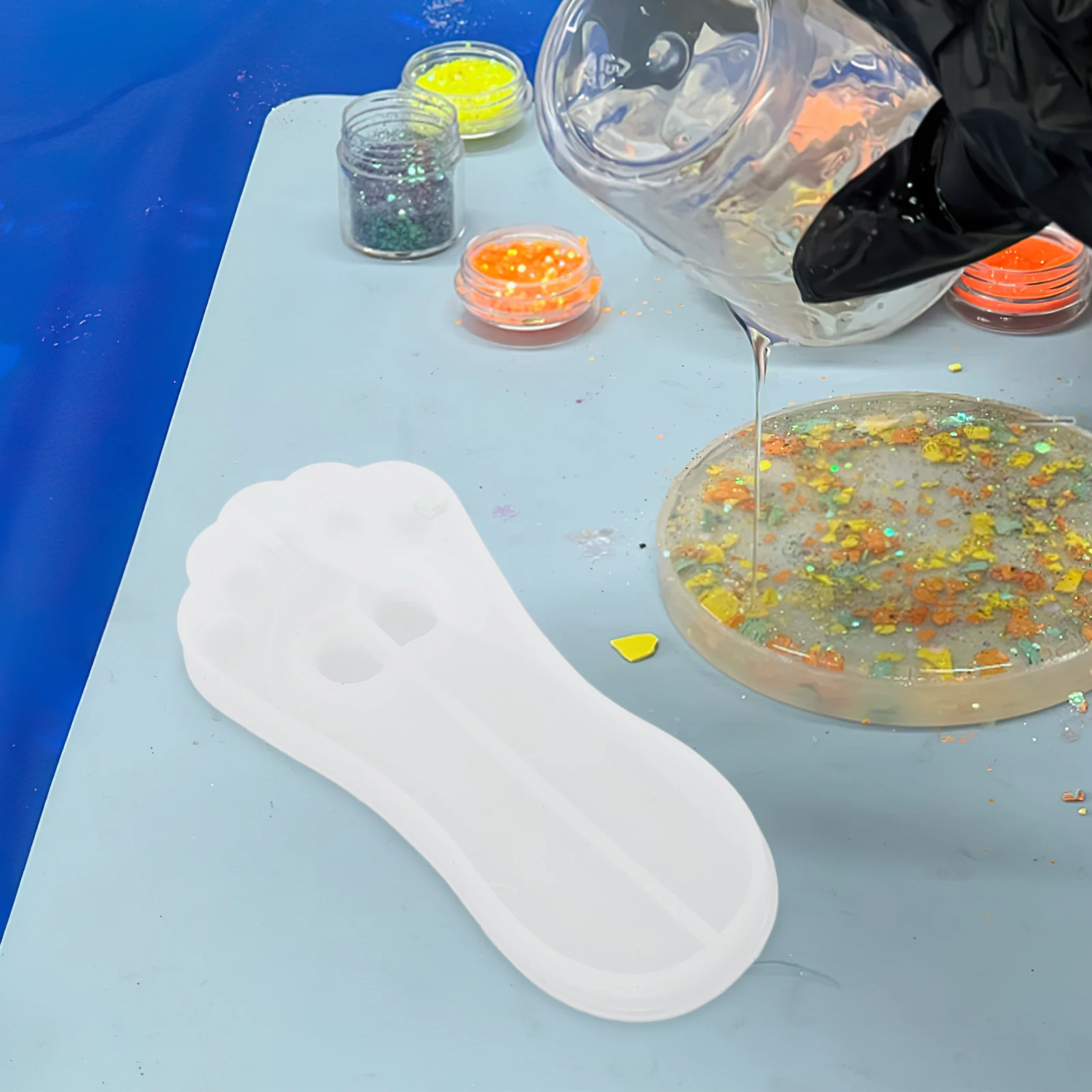 

4 Claw Bottle Opener Mold Kitten Paw Resin Casting Silicone Crafts Flexible Cartoon Shape Creative for Resin