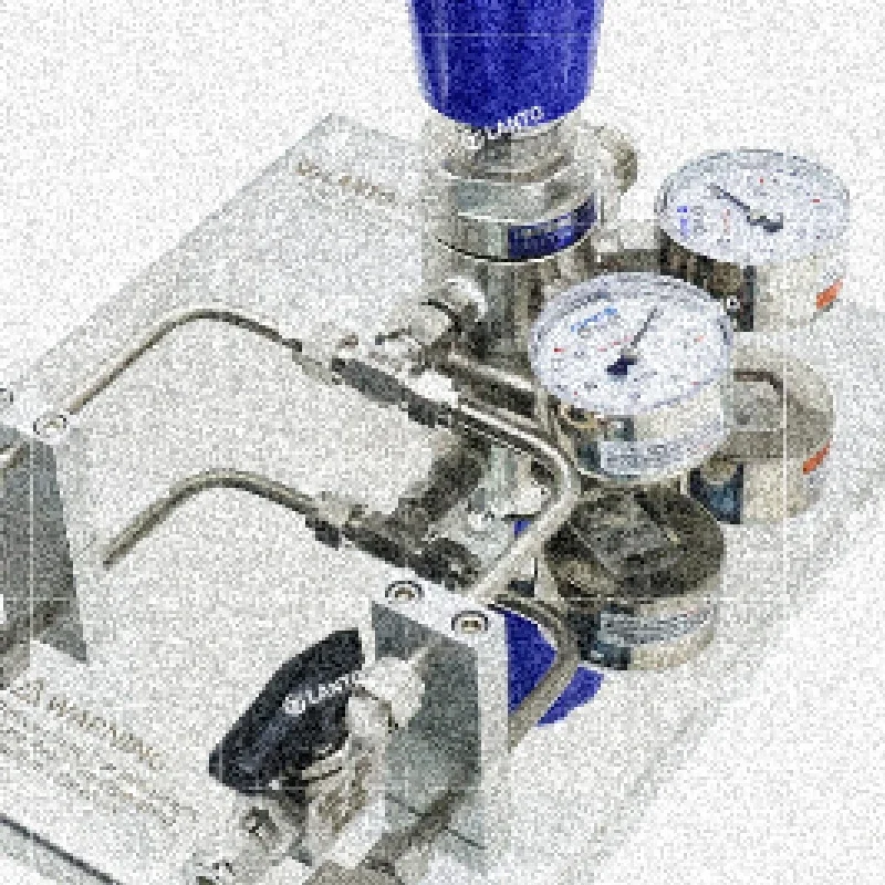 

Dynamic switching air supply panel source end cylinder gauge