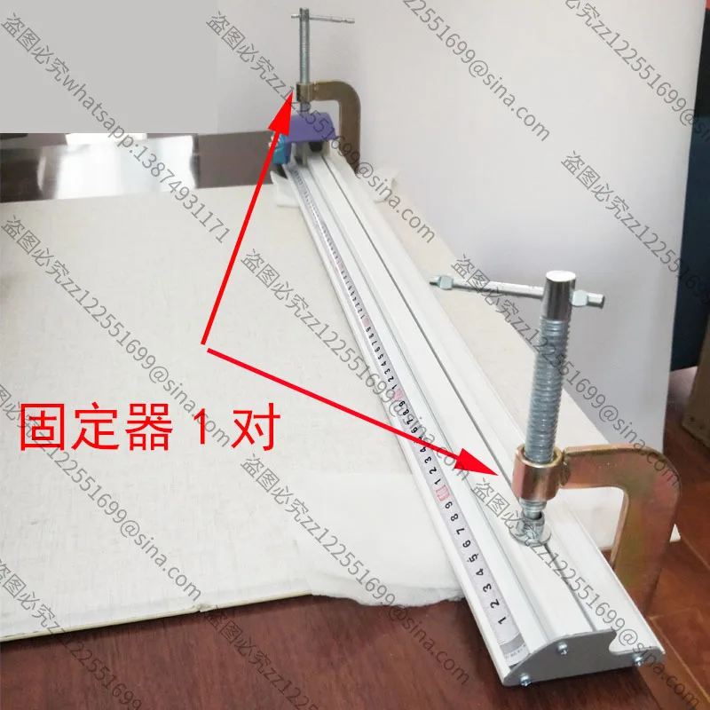 Suitable for Cutting Ruler, Advertising Art Ruler Kt Plate Aluminum Alloy Anti-skid Cutting Ruler Protective Ruler Tools