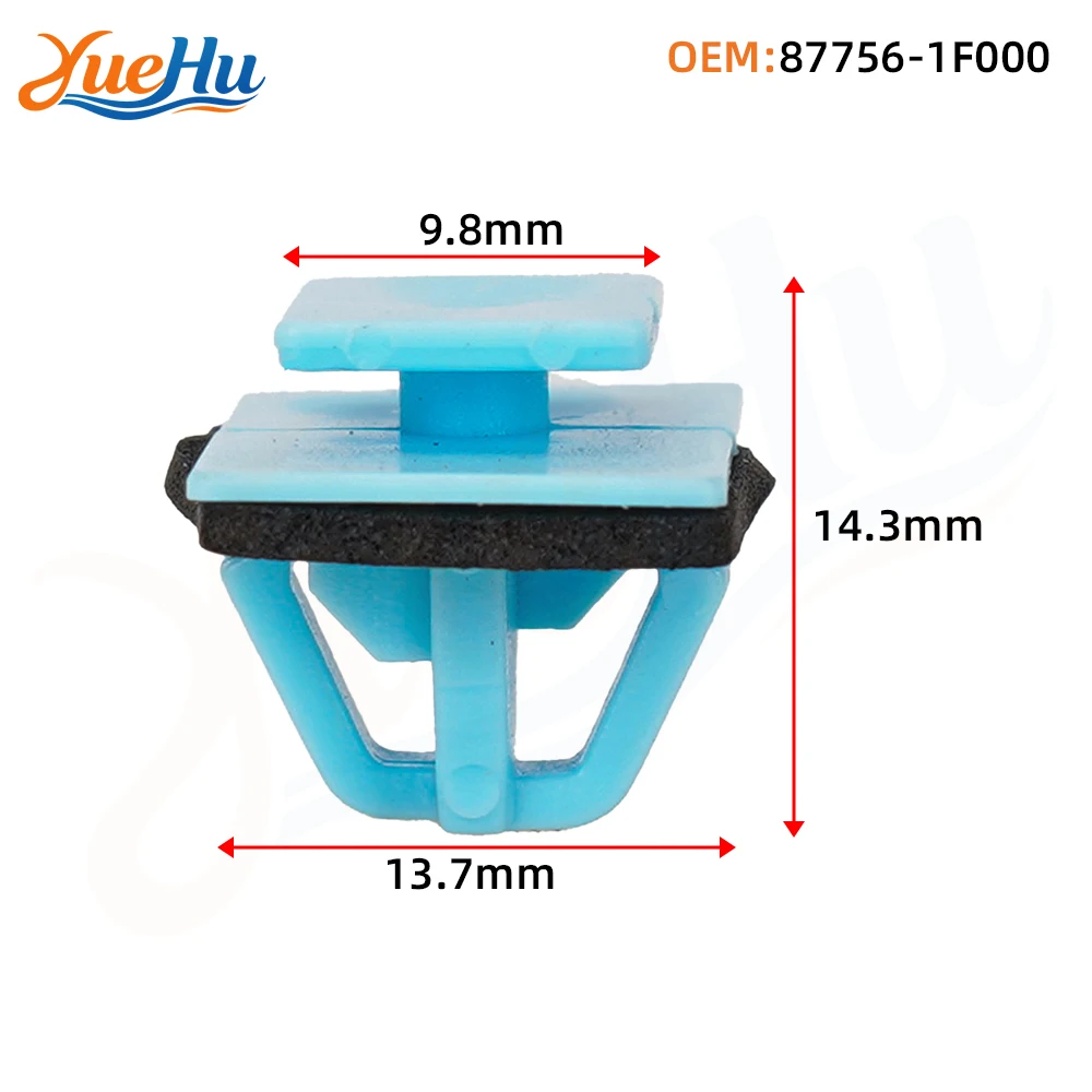 YUEHU 25PCS 87756-1F000 Clip - Side Garnish Mounting for Select Hyundai Kia Models/Replaces 1420110100R
