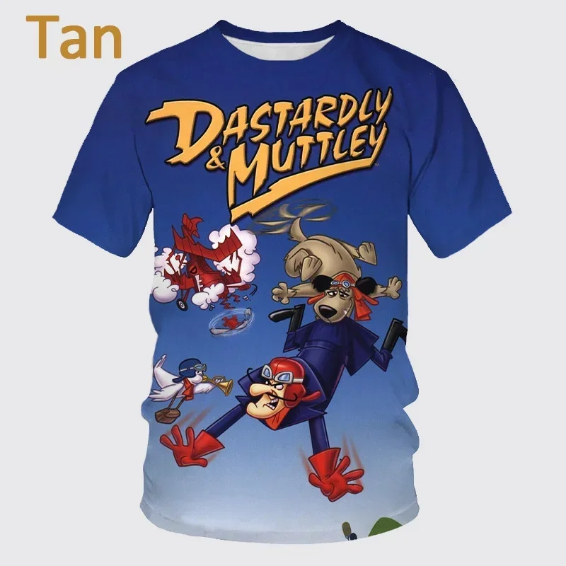 Summer Fashion Cartoon Character 3D Printing Men's Short-sleeved T-shirt Hip-hop Unisex Casual Round Neck T-shirt Top Streetwear image 3