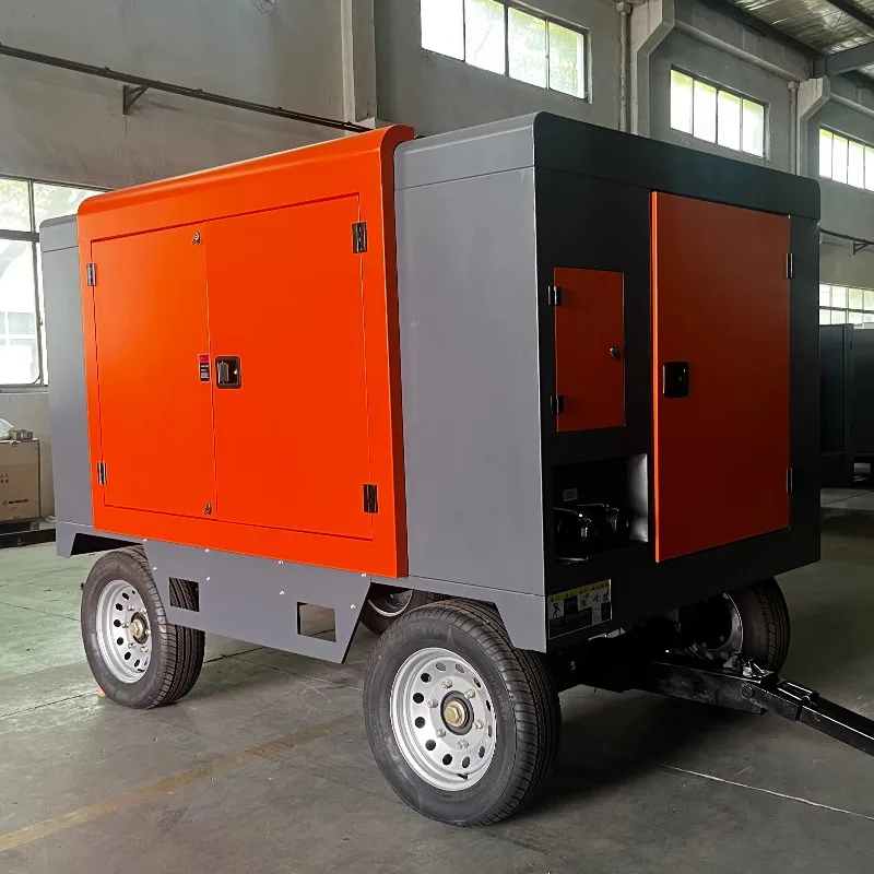 YG Customized 18 M³/min 18bar Mobile Towable Type Diesel Screw Air Compressor Machines For Drilling