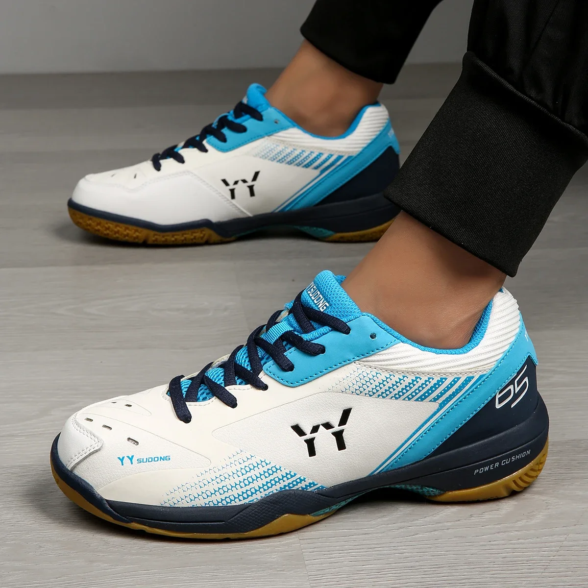 

Men Badminton Shoes Competition Wear Resistant Table Tennis Shoes Training Sneakers Male High Quality Original Volleyball Shoes
