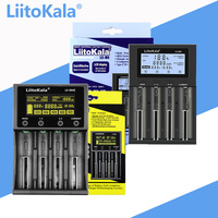 LiitoKala Lii-D4XL Lii-M4 Lii-M4S Lii-402 Lii-202 Lii-S2 3.7V/18650 18350 26650 14500 16340 NiMH lithium battery smart charger