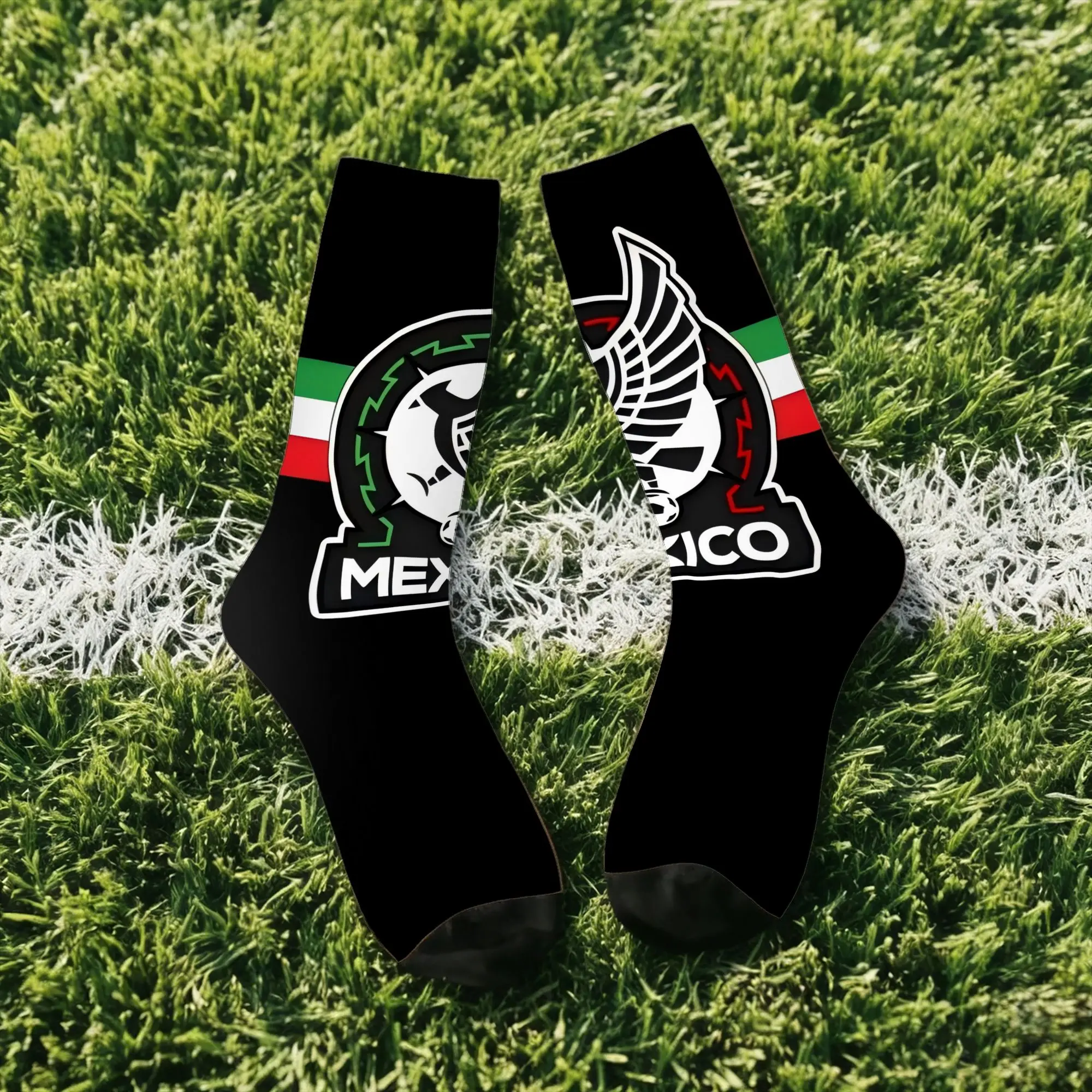 

Hip Hop Vintage Mexico Crazy Men's compression Socks Unisex Harajuku Seamless Printed Funny Sock Match Day Essentials