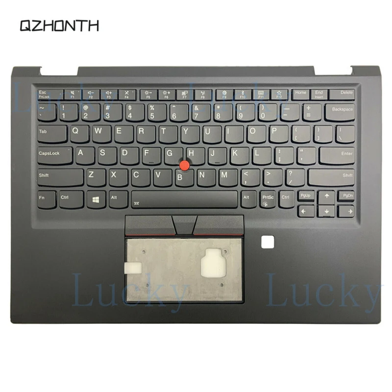 

Новый верхний корпус (палмрест) для Lenovo ThinkPad X390 Yoga с клавиатурой FRP US, артикул 02HL644