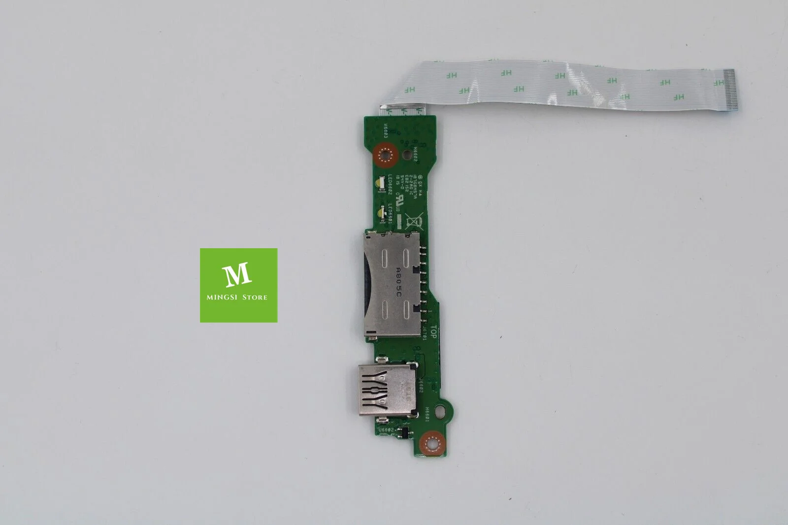 FOR ASUS UX430U USB SD CARD READER BOARD W CABLE 60NB0DS0-IO1020 69N12-ZD10A-03-01