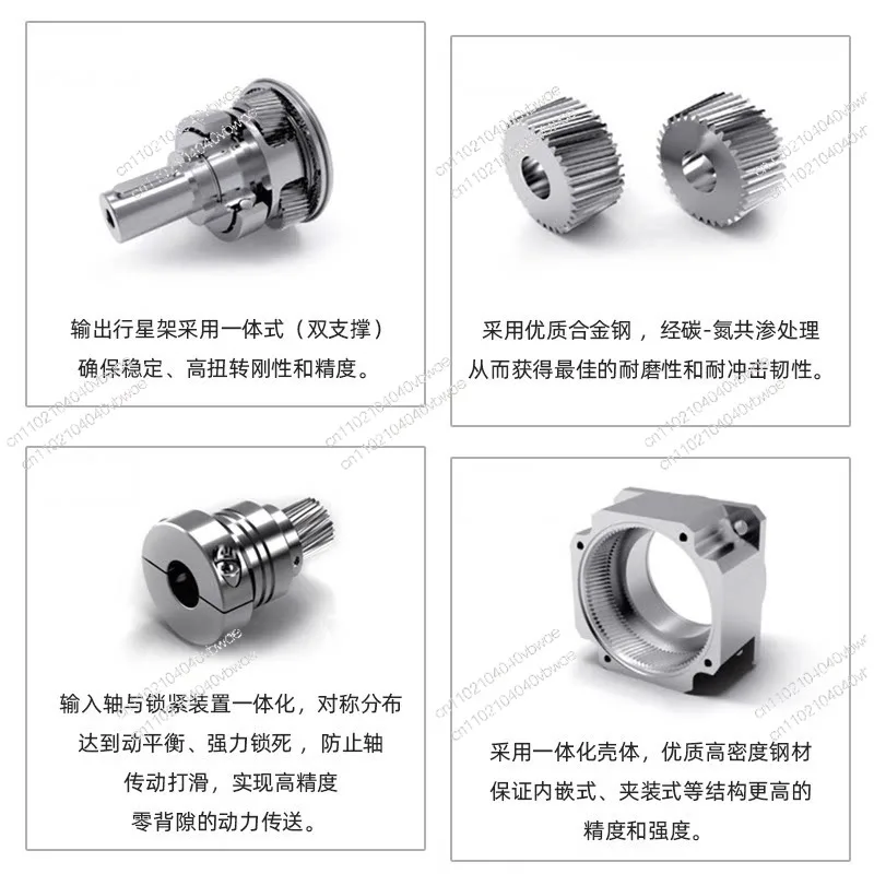 Precision Helical Gear Right Angle Planetary Gear Reducer 80 Servo Motor Helical Gear 60/57/86 Stepper 90 Degrees