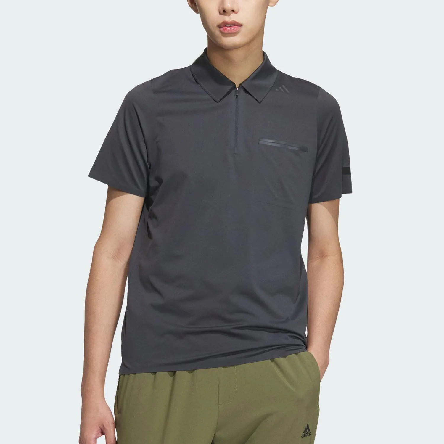 

Adidas genuine 2025 Summer Men's Slim-Fit Polo Shirt JM0966