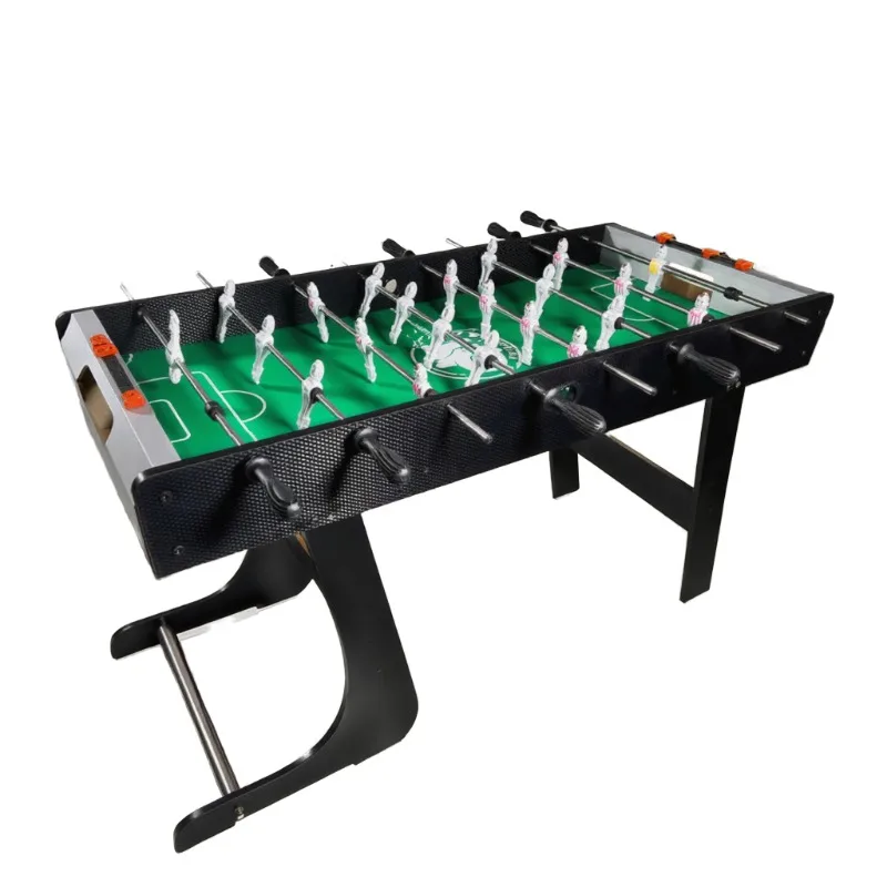 40-inch vertical folding wooden football table and table football games, saving space and suitable for indoor entertainment