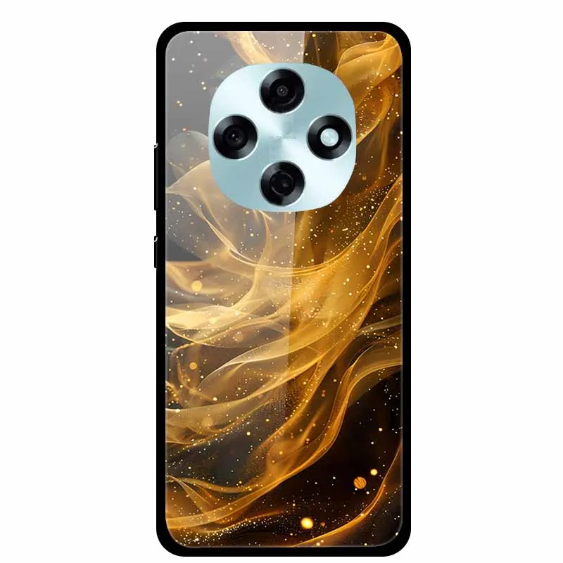 حافظة من الزجاج المقسى لهاتف OPPO A6 A5i pro غطاء ممتص للصدمات Funda لهاتف OPPO A6i A5 لون رخامي هدية جراب هاتف غطاء حماية خلفي صلب #6