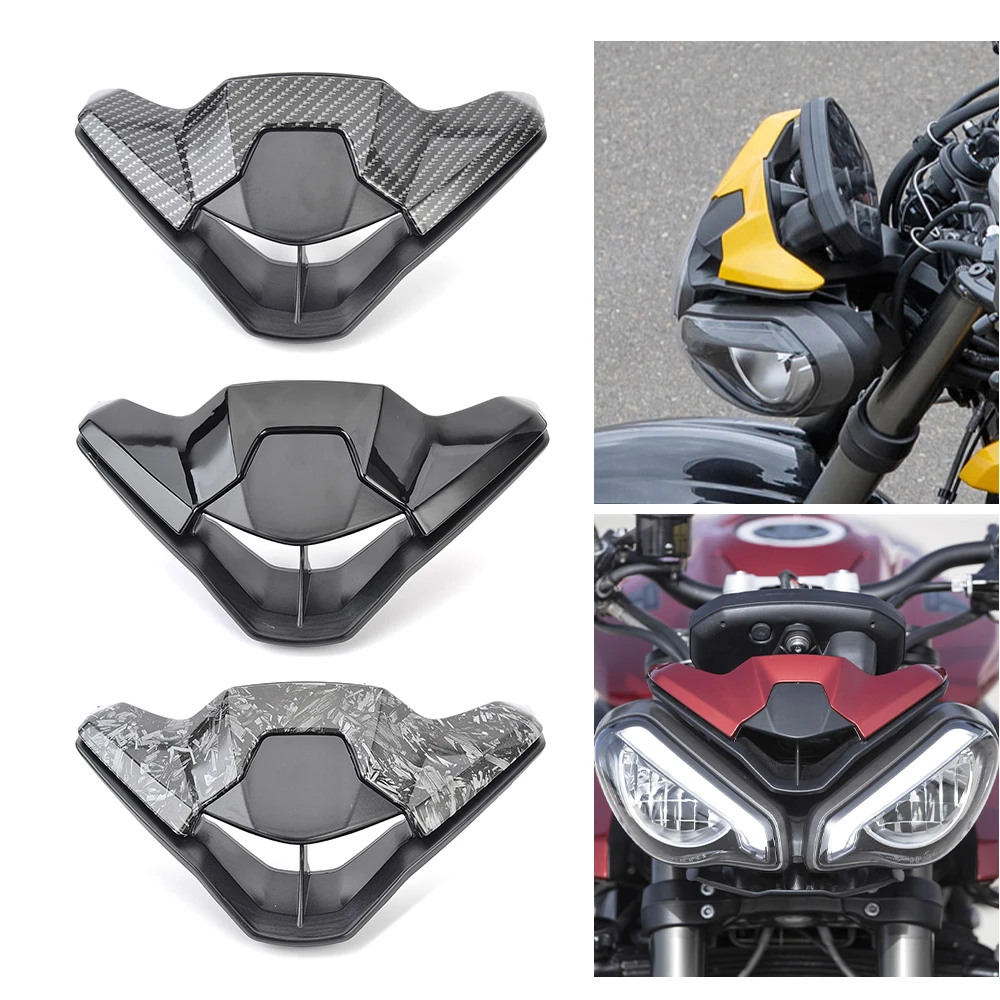 

For Triumph Street Triple 765 R/RS Motorcycle Upper Front Nose Cover Headlight Fairing Cover 765R 765RS 2023 2024 2025