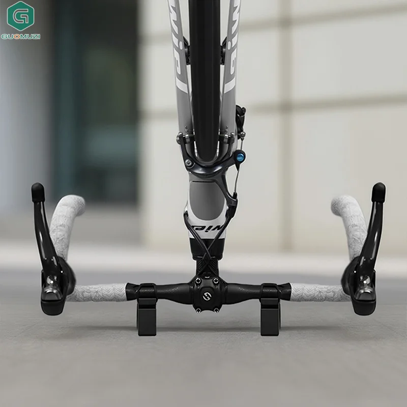 Quality 1Pair Cycle Handlebar Stand E-Bike Inverted Clip-On Parking Bracket For 30~34mm Bars