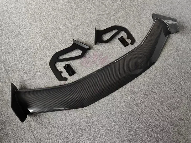 For Porsche 718 981 boxster Cayman 16-22 GT4RS style carbon fiber rear spoiler body kit front bumper edge side skirt