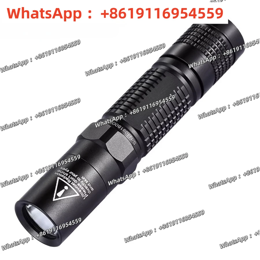 L03C purple flashlight strong light charging porcelain identification 365nm ultraviolet fluorescence detection lamp