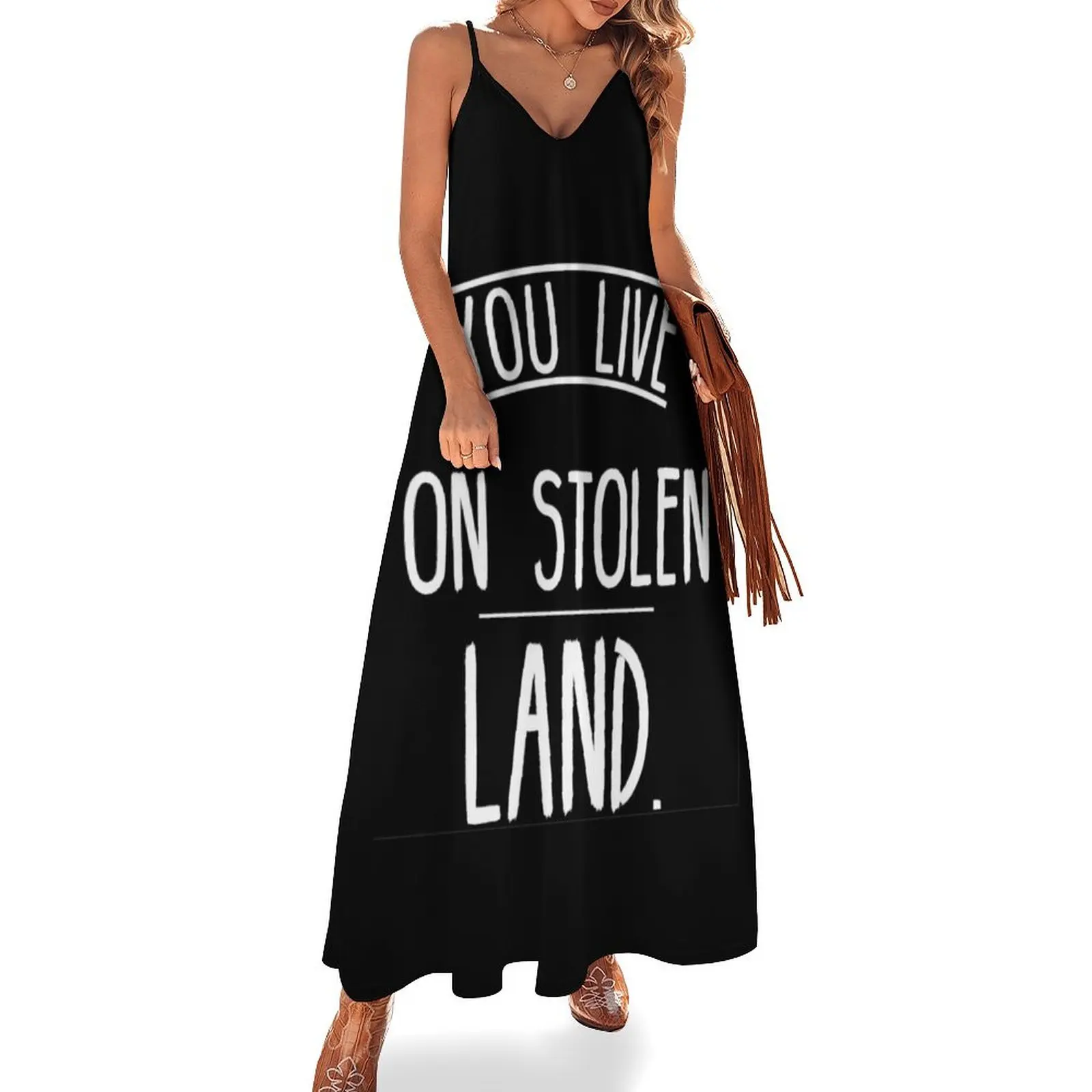 You live on stolen land Sleeveless Dress ceremony dresses dress women summer clothes for woman dresses for official occasions