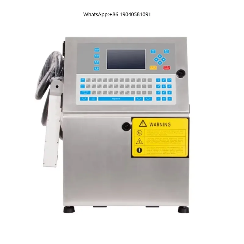 High Speed CIJ Industrial Marking Machine High Configuration Small Characters Continuous Batch Inkjet Code Date Printer