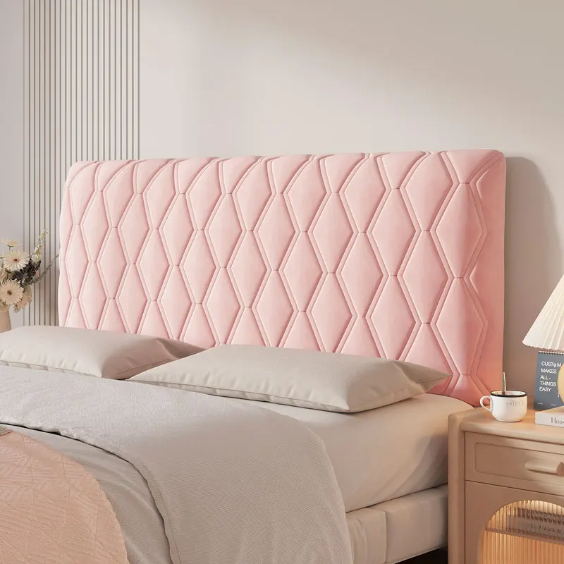 Kopfteilbezug für Queen-Size-Betten, Dehnbarer Samt-Kopfteilüberzug, Staubdichter Bettkopfteilbezug für Gepolsterte Kopfteile – Detail 13