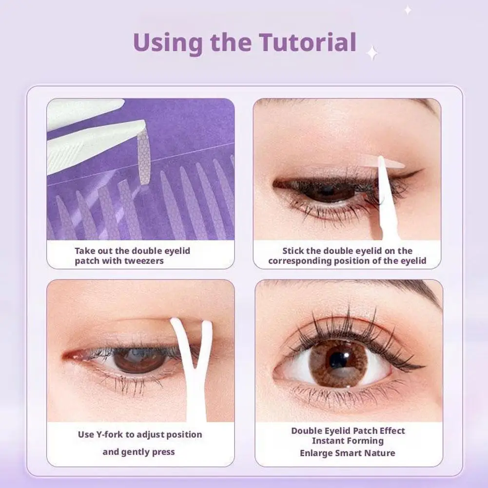 新しいアイステッカーファッションメイクまぶた薄い目に見えないまぶた強粘着目テープステッカー目大きな目メイクツール