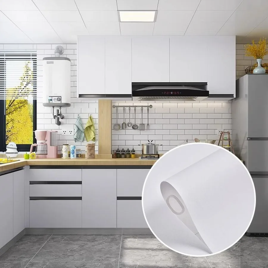 Matte Wall Paper Room Decor Waterproof Thick Vinyl Zelfklevend Behang Muebles Oil Proof Armarios De Cocina Armoire Contact Paper