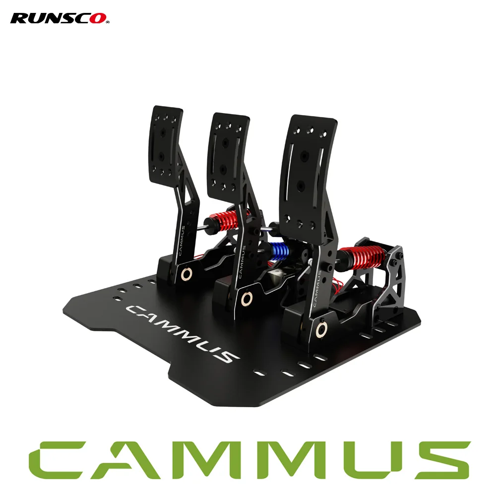 CAMMUS LC100 Load Cell Pedals Sim Racing Pedal 3 Pedals for PC Racing Games