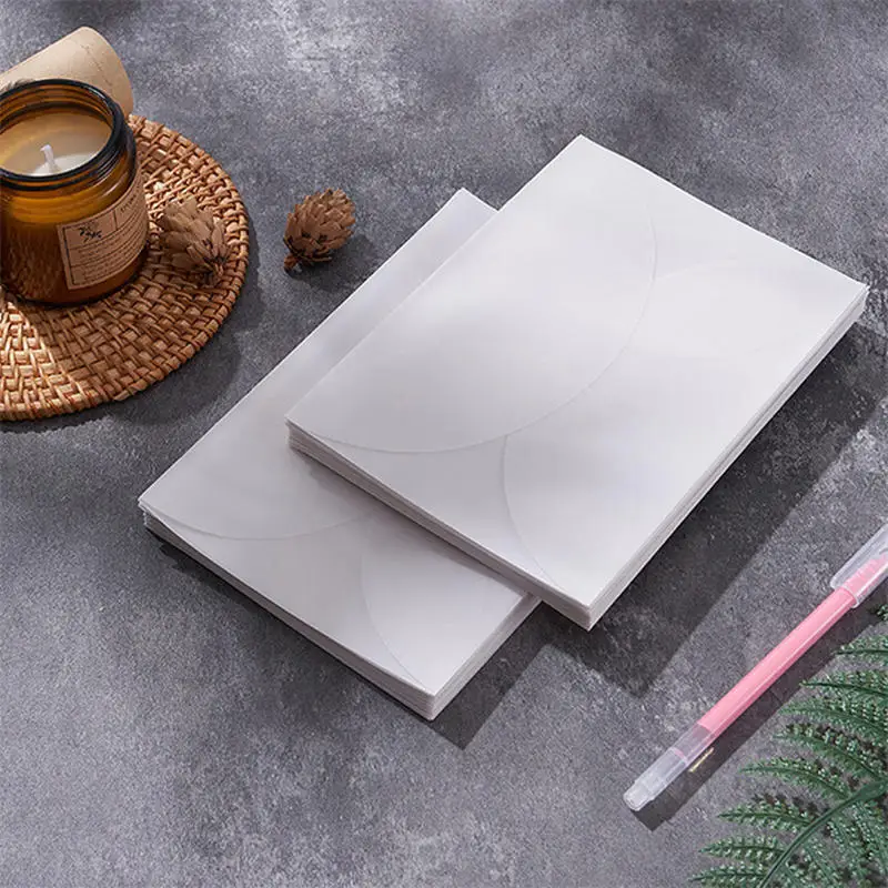 50 Stück durchscheinende flache Mini-Papiertüten, durchscheinende Umschläge, Taschen zur Aufbewahrung von Fotos, Briefmarken, Ringen, Ohrringen, Schmuck, Münzen – Detail 23