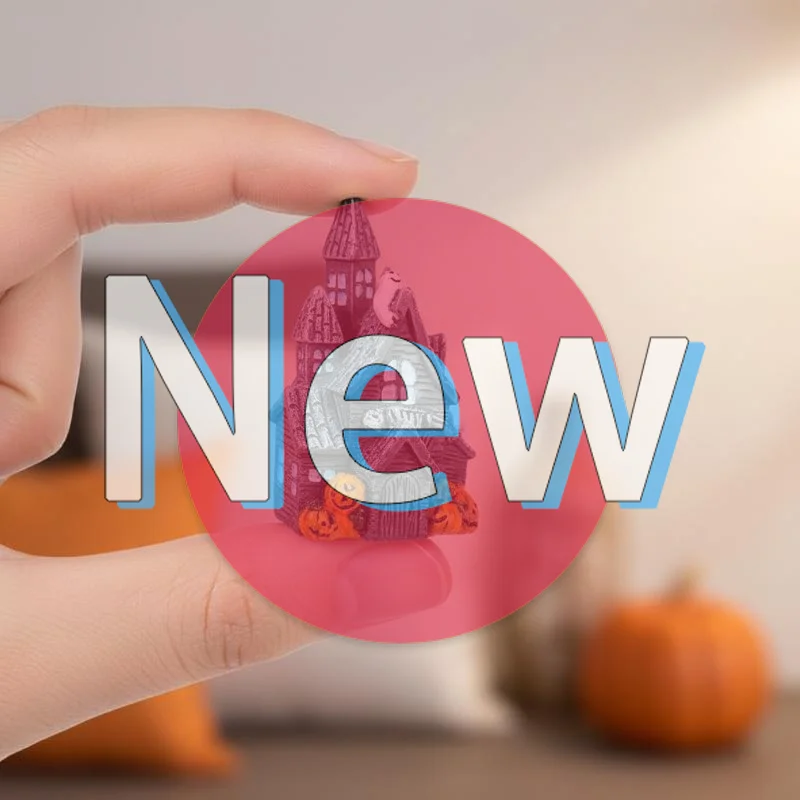 #Halloween Spooky Haunted House Resin Figurine Hand-Carved Mini Ornament for DIY Halloween Collectible Decor