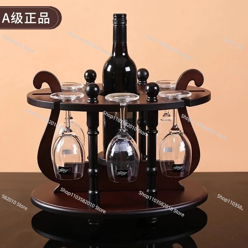 Creative European Style Goblet Holder, Wine Rack Display Stand for Living Room Bar Cabinet Ornament