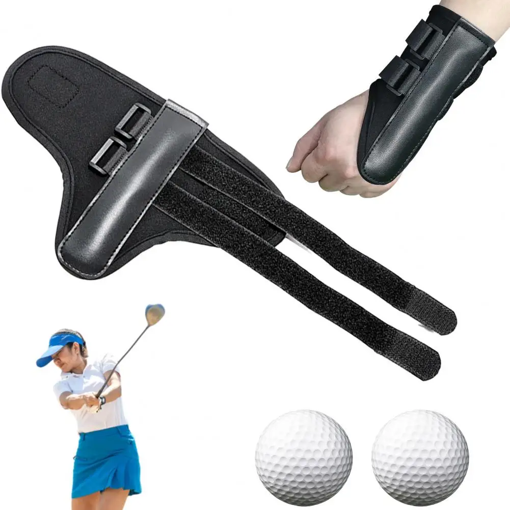 Golf Wrist Stabilizer Golf Swing Brace Golf Wrist Brace Swing Training Aid Posture Corrector Set for Beginner Golfers Improve