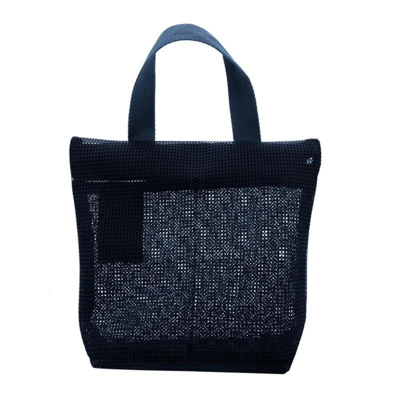 

652F Quick Drying Mesh Shower Pack Bag Portable for Traveler Students and Fitness Enthusiasts Easy To Store Toiletries