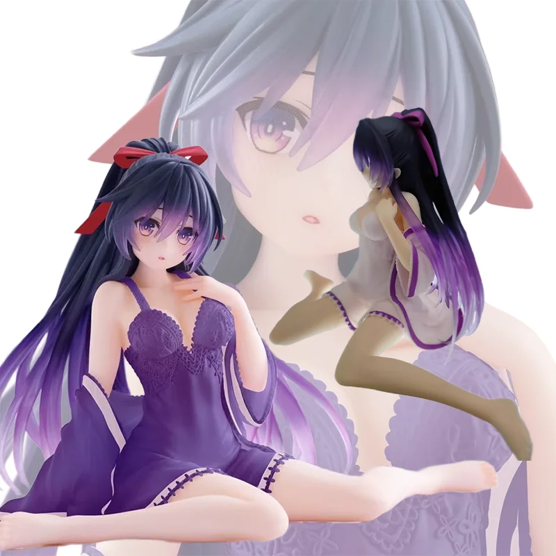 

В наличии подлинная пижама Date A Live Princess Yatogami Tohka, два цвета, новая и нераспечатанная фигурка аниме, модель, коллекционная игрушка в подарок