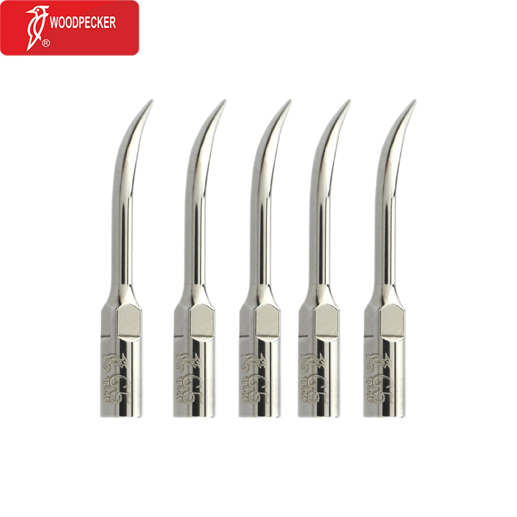 Woodpecker Dental 5PCS G5 Ultrasonic Scaler Scaling Tips for EMS Cavitron