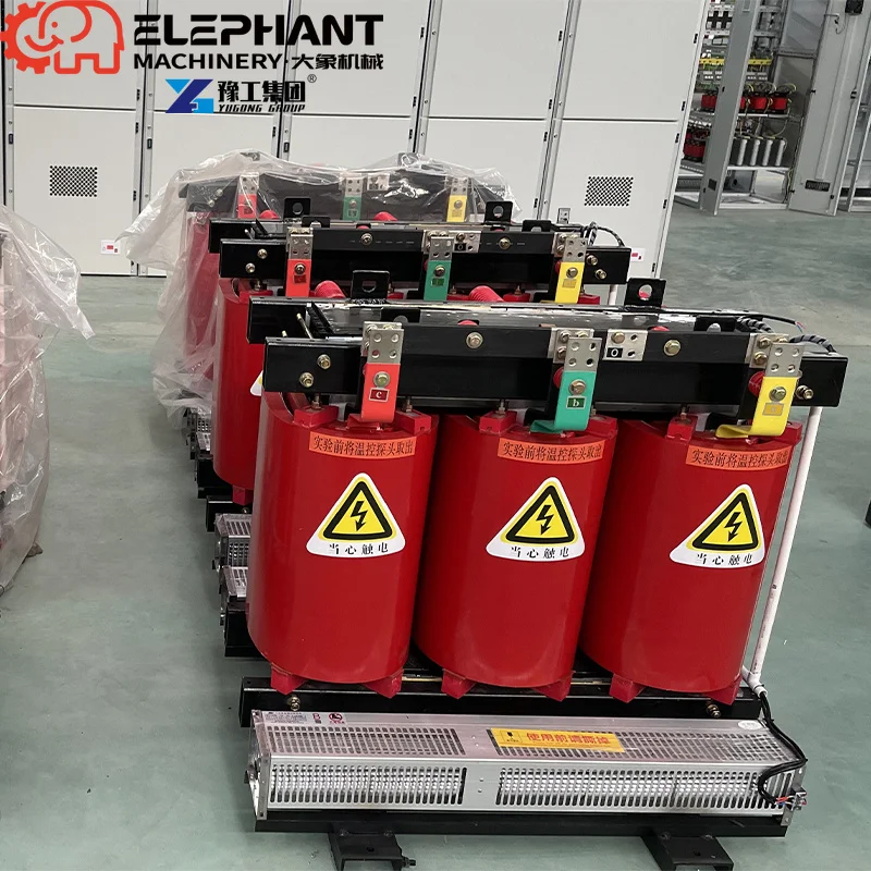 1000kVA 10kV/0.4kV Three Phase Dry Type Cast Resin High Temp Resistance Power Transformer Automatic Temperature Control