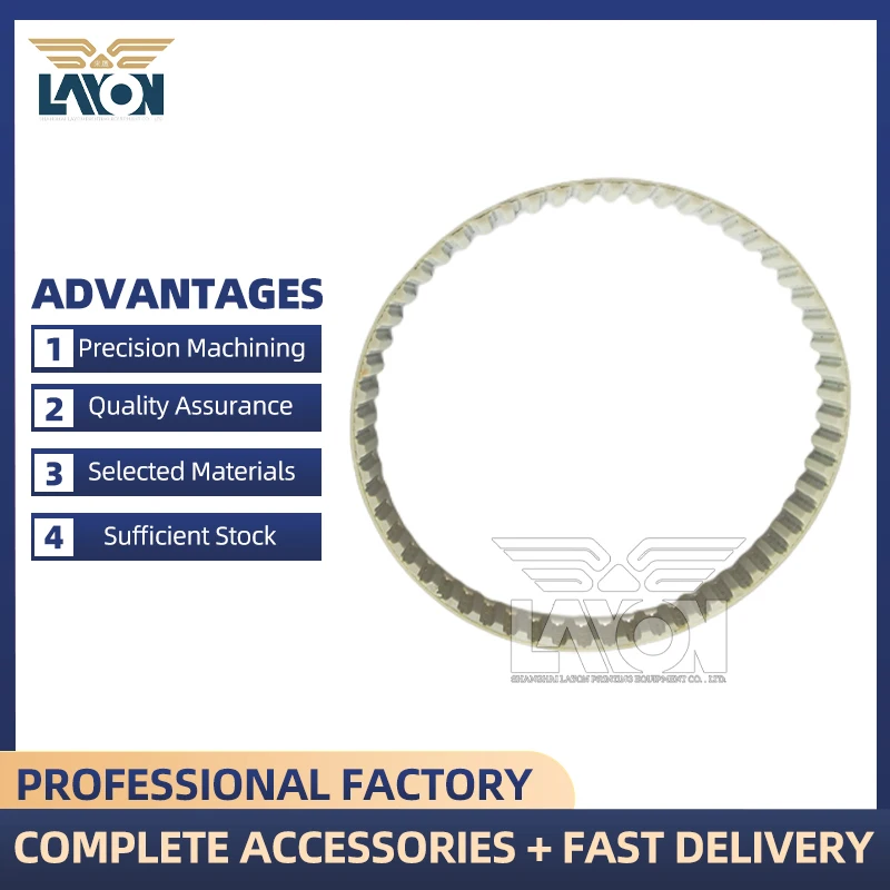 

LAYON 2PCS T5-280-8MM Timing Belt 56 Teeth 8x2mm for Printing Machine - 00.580.1226 Imported Industrial Drive Belt