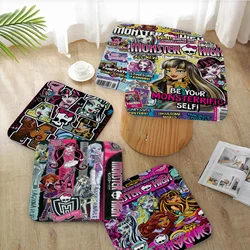 Classic Anime Monster High Cushion Mat Nordic Printing Chair Cushion Soft Office Car Comfort Breathable 45x45cm Sofa Cushion