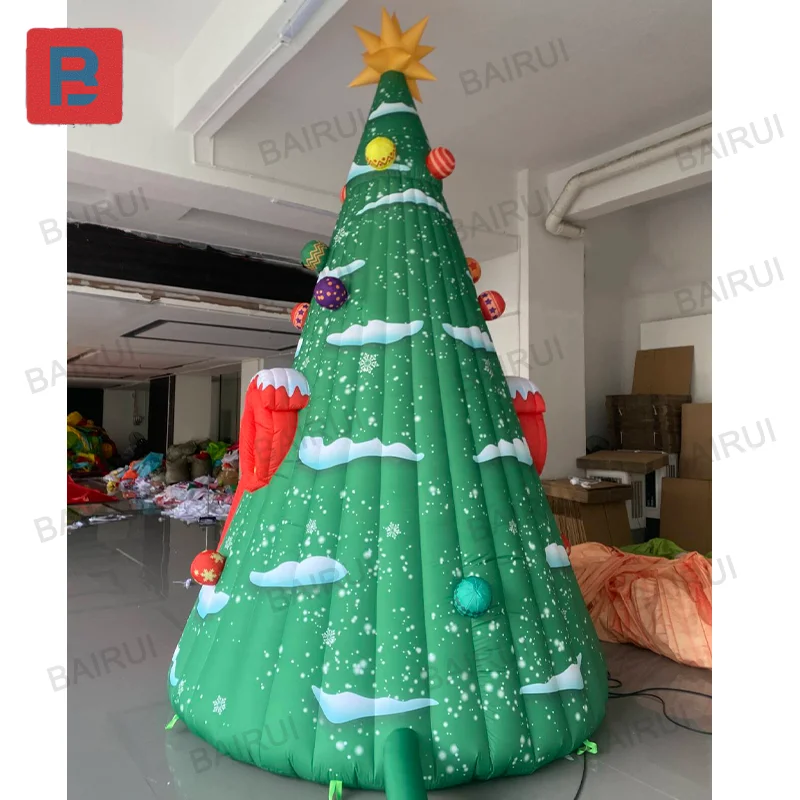 2025 albero gonfiabile di Natale casa parco giochi per bambini decorazione casa di palloncini nuova casa per tenda regalo di Babbo Natale