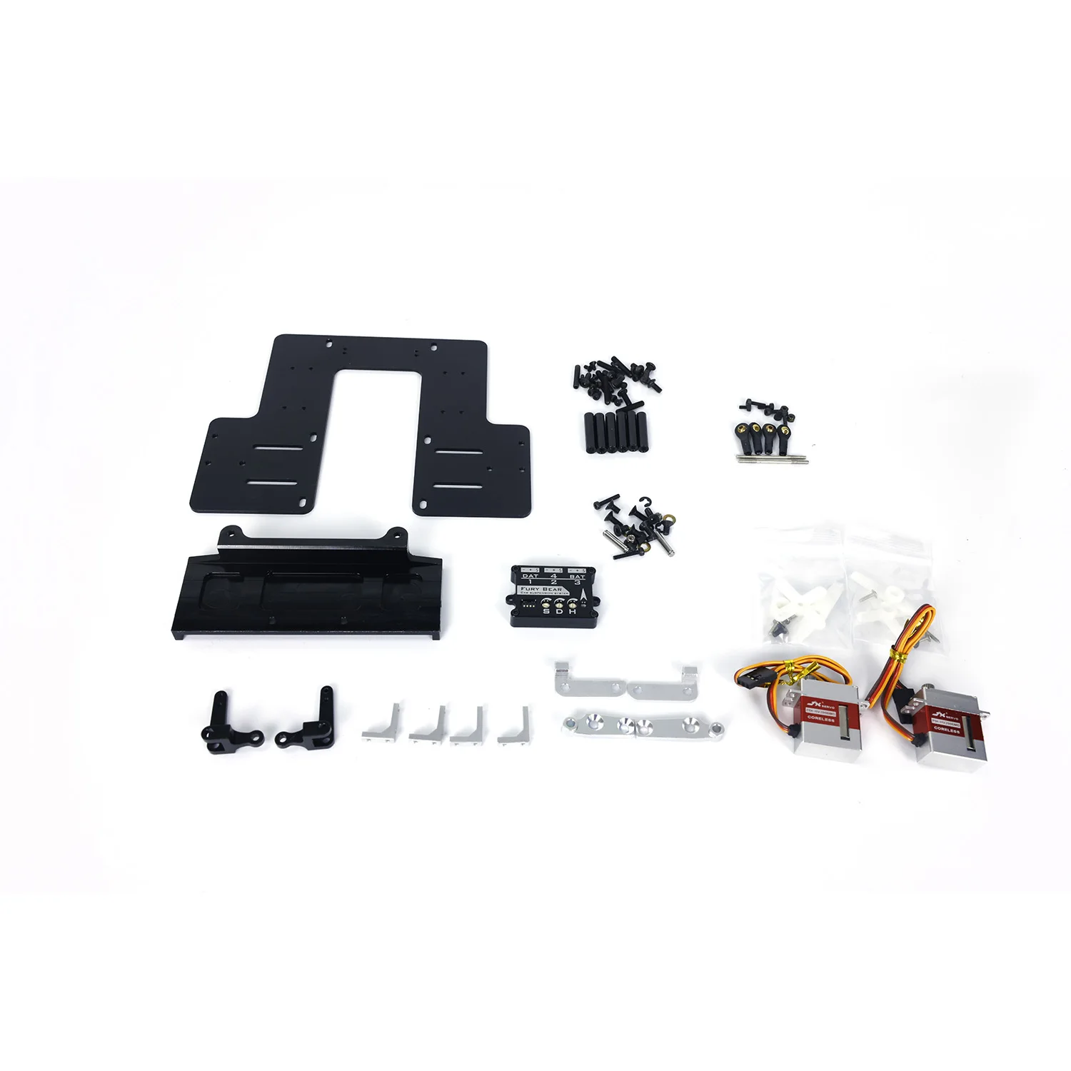 

1/14 Cabin Suspension System Sets Include Second Plate Servo For DIY Models LESU TAMIYAYA RC Tractor Truck Toys Module TH20401