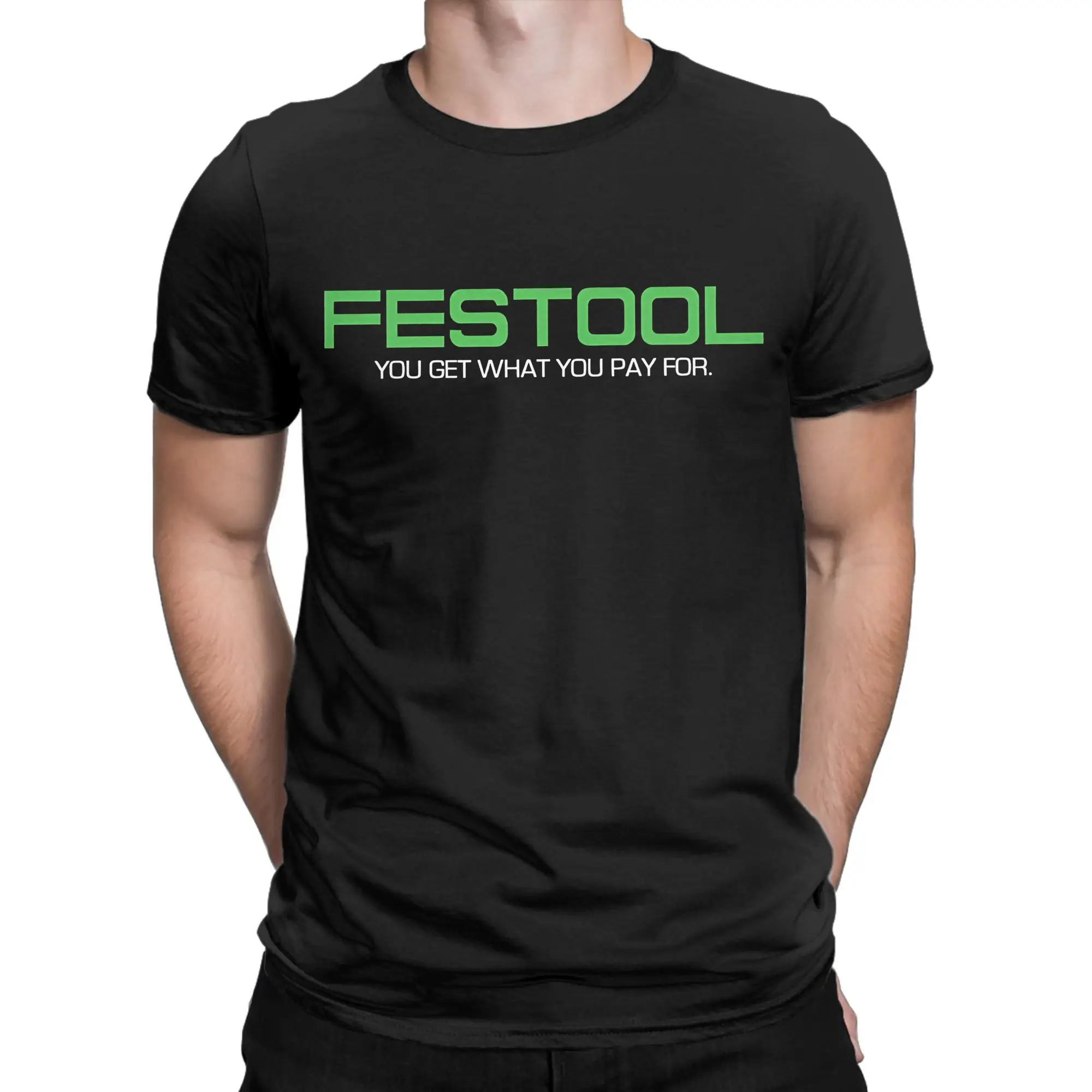 Festool T Shirt Summer  Cotton T-Shirts For Men Popular Printed Tshirt Short Sleeve Y2K Funny Clothes