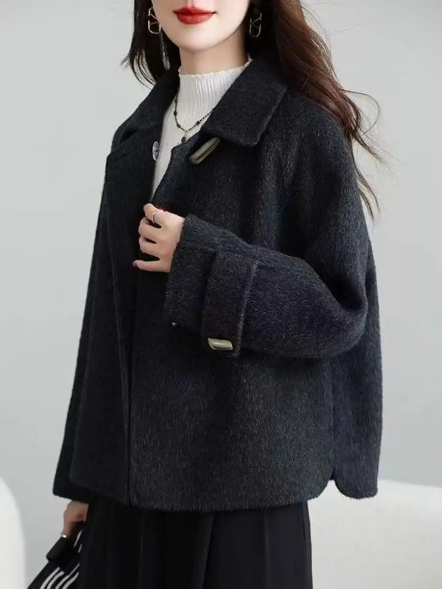 double-sided-woolen-casual-coat-button-design-short-style-for-women-autumn-winter-fashion-korean-version-small-size-available
