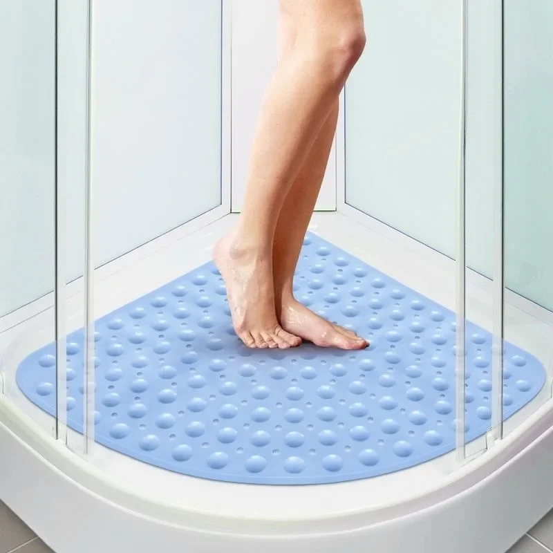 Comfortable Triangle Shower Room Mat Diamond Toilet Bath Bathroom Mat Bathroom Carpet Alfombrilla De Ducha Antideslizante Badmat