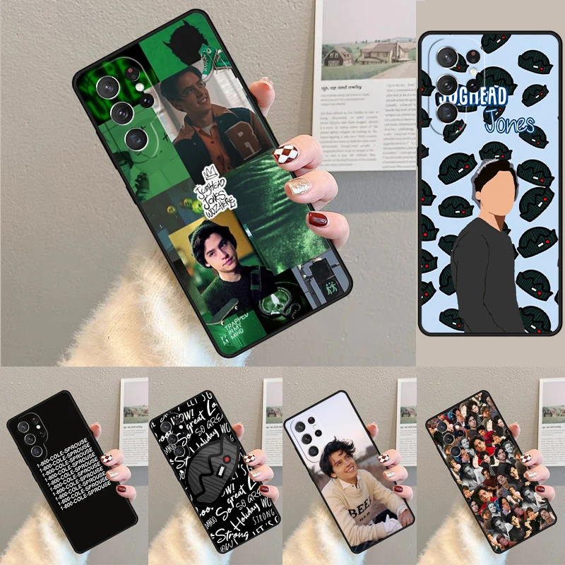 Cover For Samsung Galaxy S24 Ultra S21 S22 S8 S9 S10E Note 10 20 Plus FE S23 Cole Sprouse Jughead jones Phone case Coque